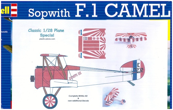 Sopwith F1 Camel 'Colourful Training Camel'  CPcamel