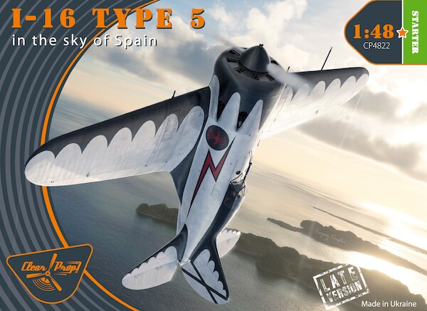 Polikarpov I16 type 5 in the sky of Spain -Late version-  CP4822