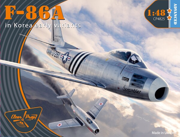North American F86A Sabre in Korea (Early Variants) With open gunports  CP4825