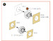 Gloster E28/39 Pioneer Canopy and wheel double sided painting mask set (Clear prop) CPA48043