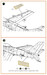 F-86A Sabre pre-cut patterns for numbers and lettering painting mask(Clear Prop)  CPA48068