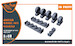 Jaguar weighted wheel set (Airfix) CPA48106
