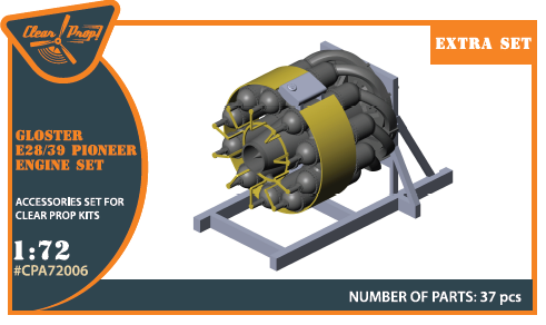 Gloster E28/39 Pioneer Engine set  CPA72006