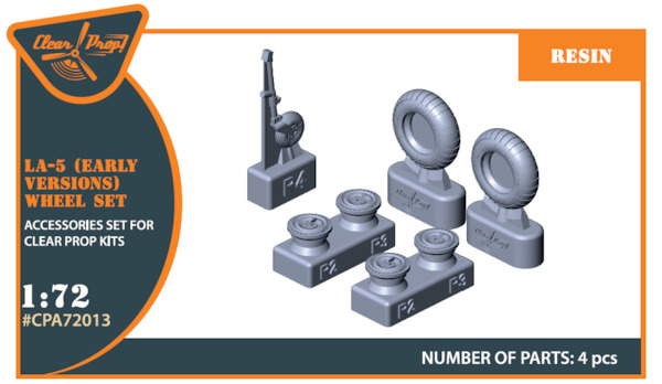 Lavochkin La5 (early versions) Wheel set  CPA72013