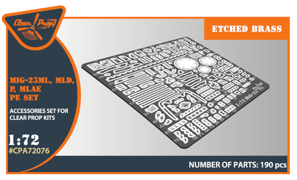 Detail set Mikoyan MiG-23ML, MLD, P, MLAE (for CP kits)  CPA72076