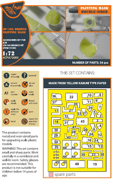 OV-10A/D Bronco painting mask (ICM)  CPA72083