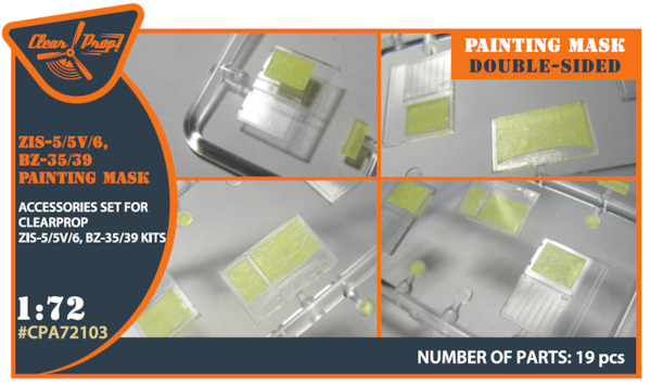Zis-5/5V/6 painting mask (Clear props)Italeri) CPA72103