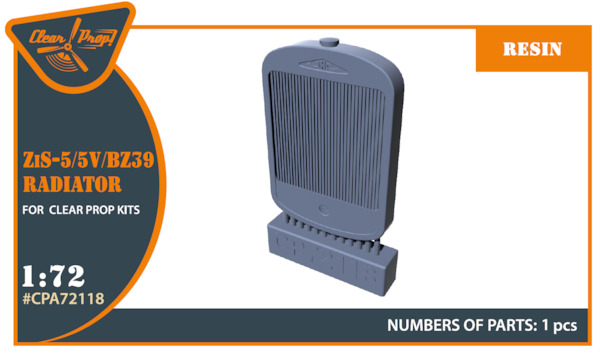 Zis-5/5V BZ39 radiator (Clear Props)  CPA72118