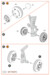 Embraer EMB145 wheel set (A-model, Sova M)  CPA72123