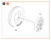 Fairey Delta 2 wheel set (Dora Wings) CPA72133