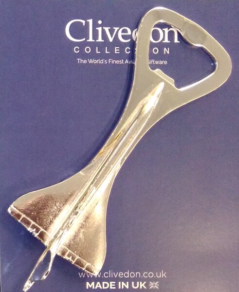 Clivedon Bottle Opener Concorde shape with magnet  CBO-CONC