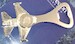 Clivedon Bottle Opener F16 shape with magnet  CBO-F16