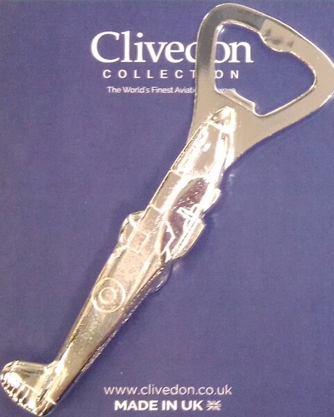 Clivedon Bottle Opener Spitfire shape with magnet  CBO-SPIT