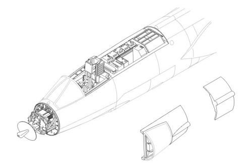 F104G Starfighter Interior Set (Hasegawa/Revell)  4098