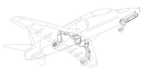 Hawk T1 Undercarriage (Airfix)  4143