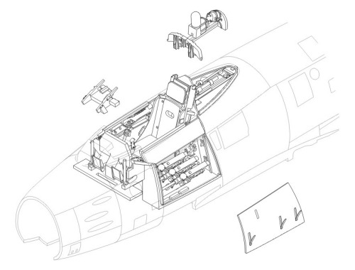 F86F Sabre Interior Set (Hasegawa)  4145