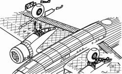 Wellington MK1c Landing Gear set (Trumpeter) 4184