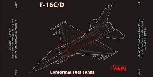 F16C Fast pack conformal Tanks  4187