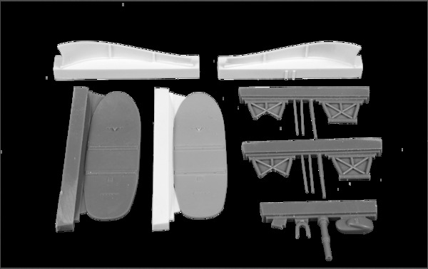 Blenheim MKII "Finnish AF retractable  Ski undercarriage  4384