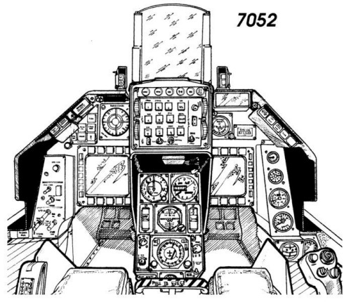 F16CG (Block40) Interior set (Hasegawa) 7052