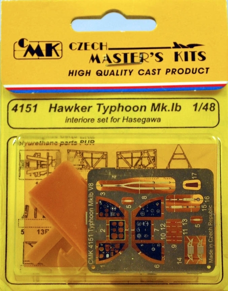 Hawker Typhoon MK1b Detail set (Hasegawa)  CMK 4151