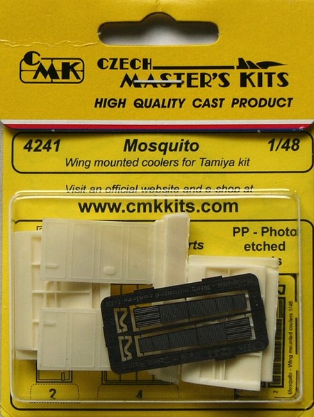 Mosquito wing mounted Coolers (Tamiya)  CMK 4241