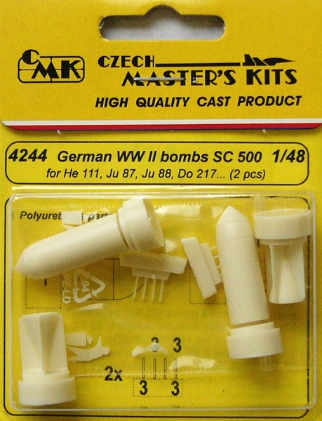 German WW2 Bombs SC500 (2x) CMK 4244