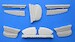 Spitfire MKVb Control surfaces (Tamiya) CMKA4261