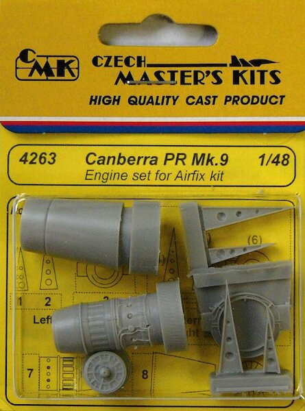 Canberra PR9 engine set (Airfix)  CMK 4263