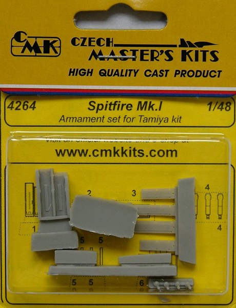 Spitfire MK1 Armament set (Tamiya) CMK 4264
