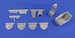 BAC Lightning F2/F2A/F3/F6 Cockpit set (Airfix/Eduard) CMKA4350