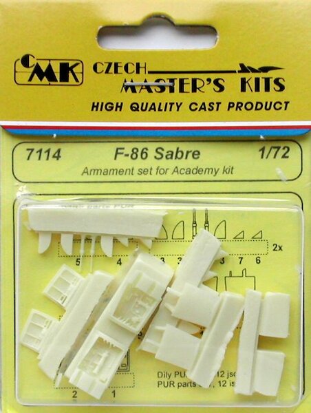 F86 Sabre Armament set (Academy) CMK 7114