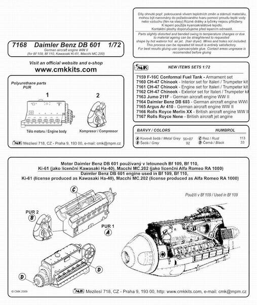 Daimler Benz DB601 Engine CMK 7168