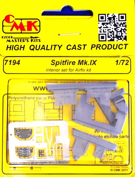 Spitfire MKIX Interior set (Airfix)  CMK 7194