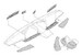 Supermarine Spitfire MK1 Control surfaces (Airfix) CMKA7225