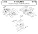 Curtiss P40E/M/N Undercarriage set (Academy) CMKA7250