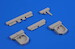 Curtiss P40B Undercarriage set (Airfix) CMKA7297