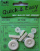 Messrschmitt BF109E Main Wheels (Hasegawa, Eduard) CMK-Q32083