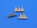 Mitsubishi A6M5 Zero Exhaust Stacks (Tamiya) CMK-Q32106