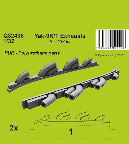 Yak-9T Exhaust (ICM) CMK-Q32406