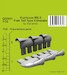 Hurricane Mk.I/II Fish Tail Type Exhausts (Revell) 129-Q32411