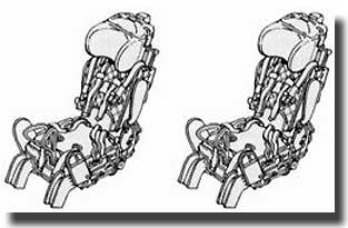 KM-1 Ejection Seat including belts (Mig21)  CMK-Q48017