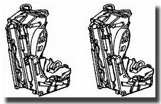 Martin Baker MK4B Ejection Seat including seat harness for BAC Lightning.  CMK-Q48018