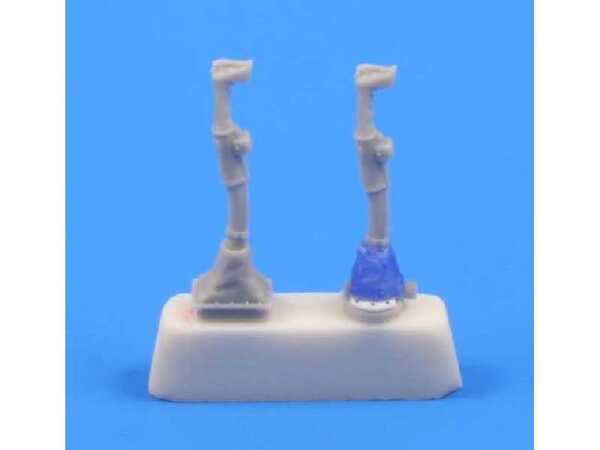Messerschmitt BF109E/F/G/K Control Column 2x (Hasegawa)  CMK-Q48071