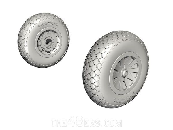 P51D Mustang Wheels Cross tread Pattern  CMK-Q48178