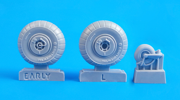 Junkers Ju88A-1/-5/C-2/-4 early main and tail wheels (Special Hobby, ICM, Dragon) CMK-Q48273