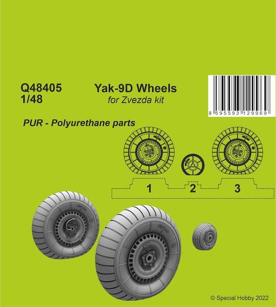 Yak-9D Wheels (Zvezda)  CMK-Q48405