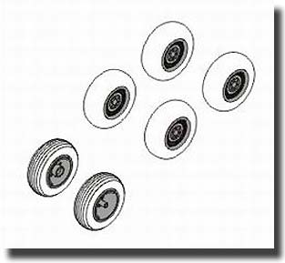 BAC TSR2 Wheels (Airfix) CMK-Q72008