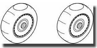 Heinkel He111H wheels  CMK-Q72021