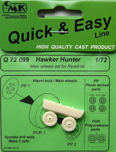 Hawker Hunter Main Wheels (Revell)  CMK-Q72099